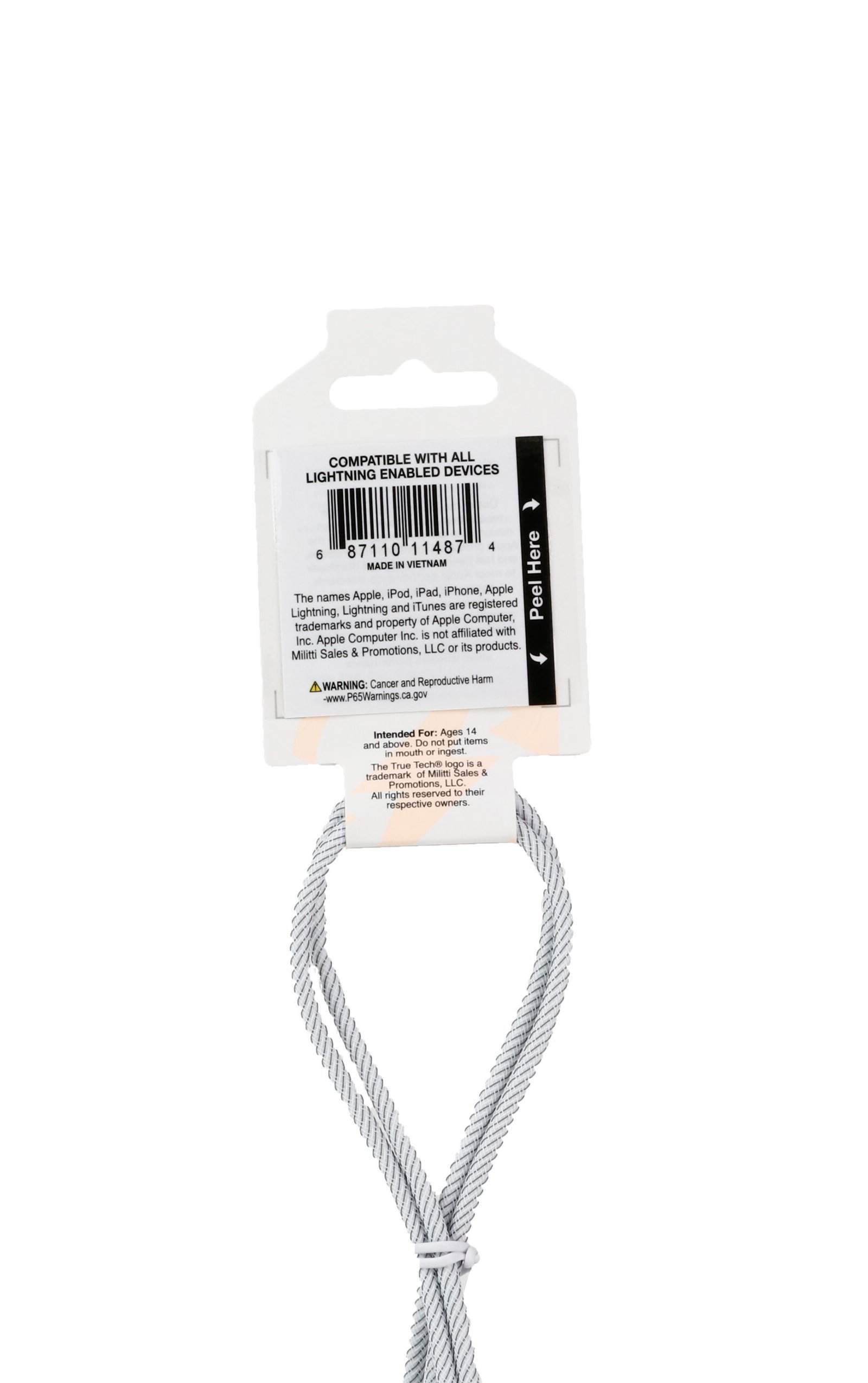 SteelStrong Lightning to USB Cable 10 FT - Hang Tag - Image 2