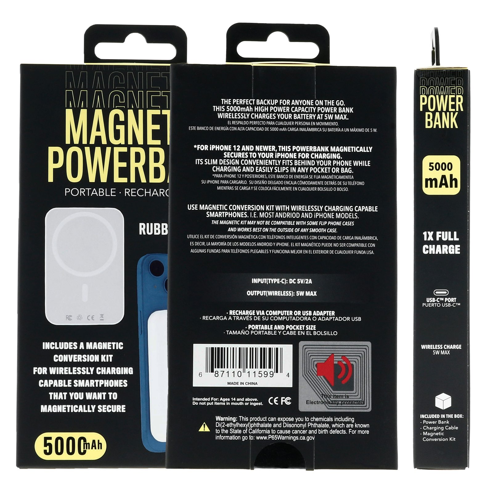 Magnetic Power Bank 5000mAh