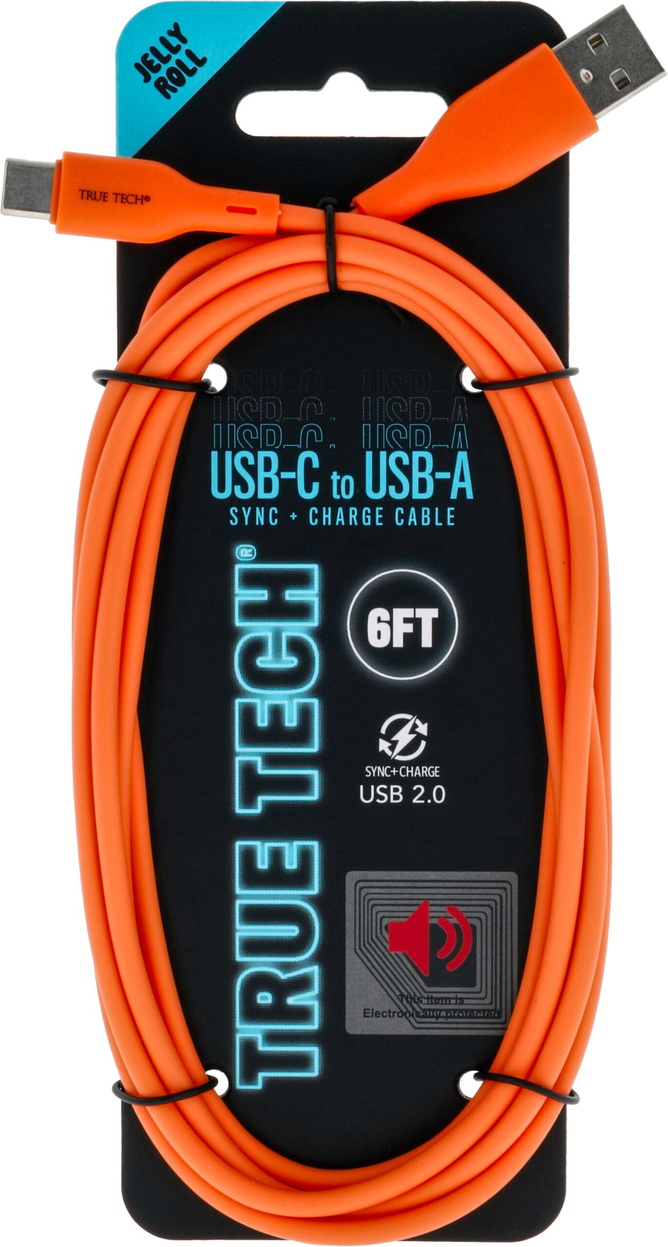 USB-C to USB-A 6FT Jelly Rolls - Image 2