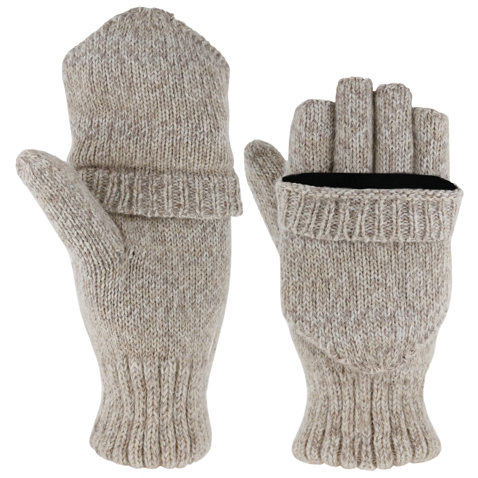 Lined Convertible Mittens