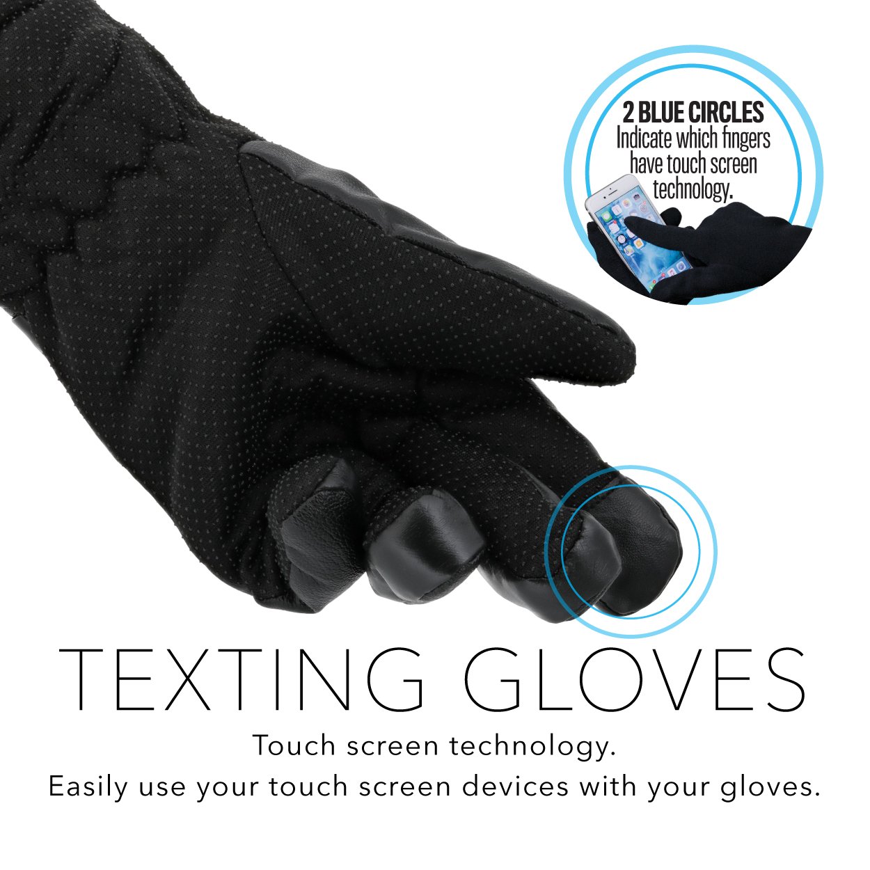 Men's True Gear Touch Gloves - Image 4
