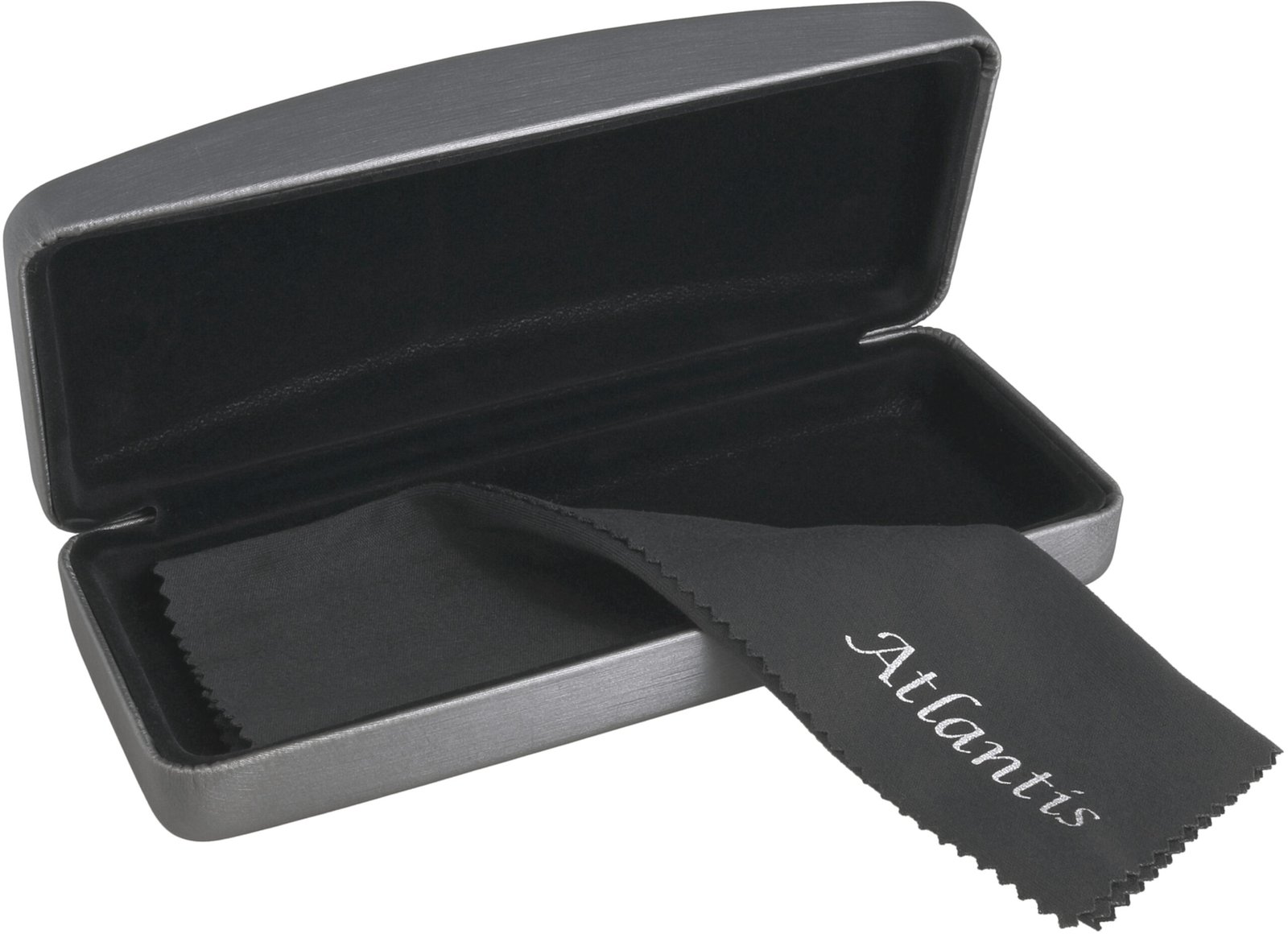 Hard Eyewear Case with Cleaning Cloth