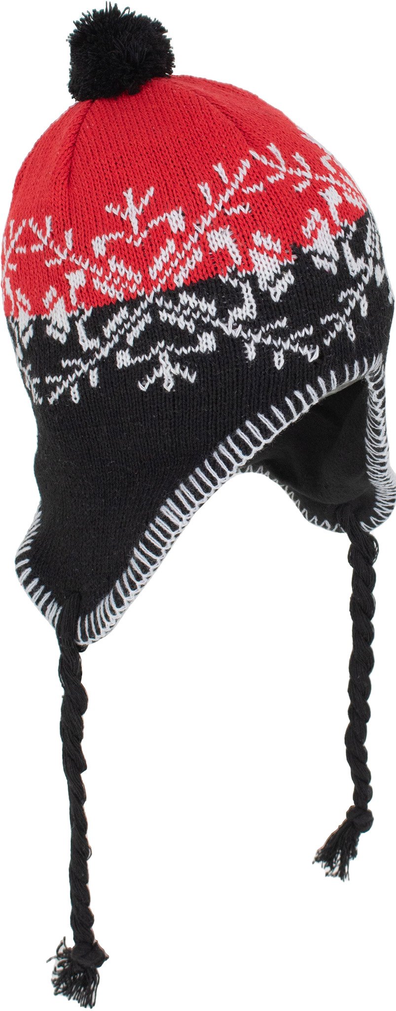 Knit Beanie with Tassels