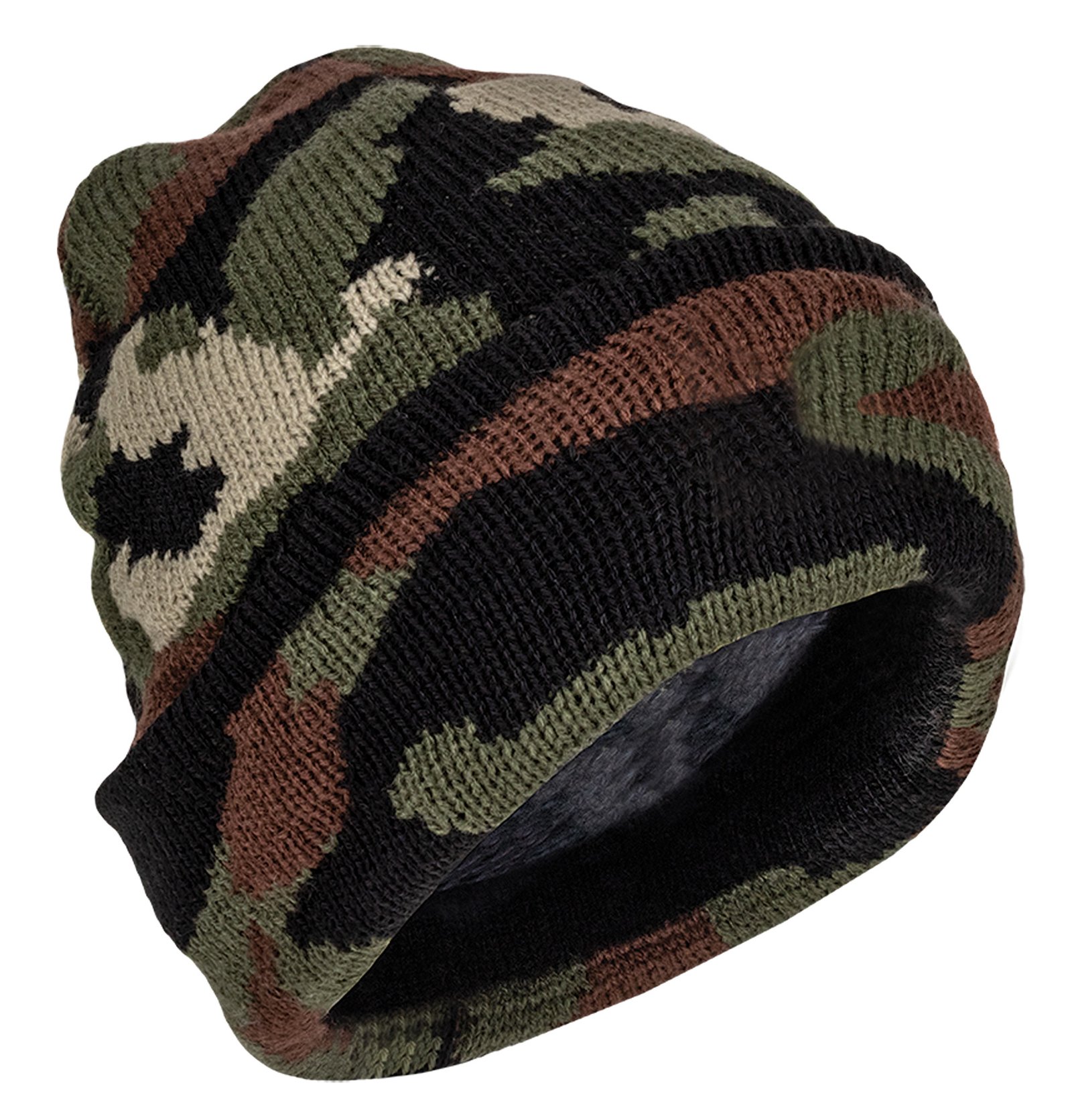 Beanie - Lined Camo
