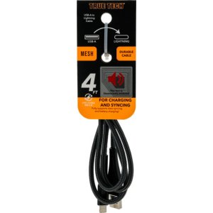 Lightning to USB-A 4FT Mesh Cable
