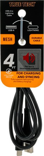 Lightning to USB-A 4FT Mesh Cable