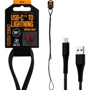 Lightning to USB-A 10FT Mesh Cable